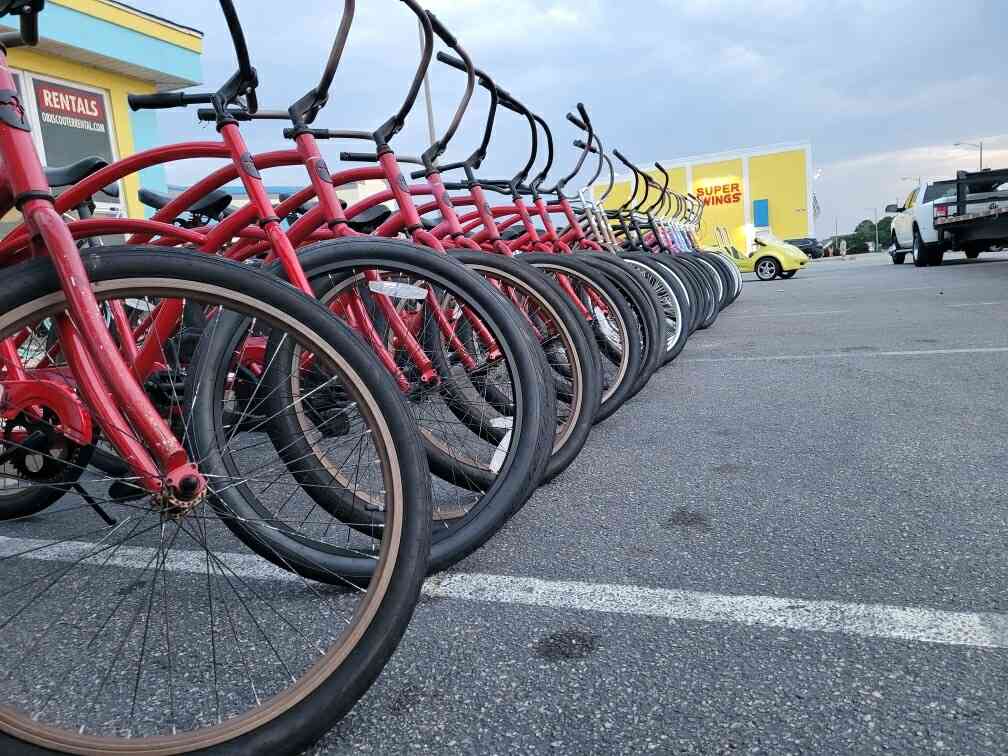 Bike package rental weekly discount in Corolla and Duck